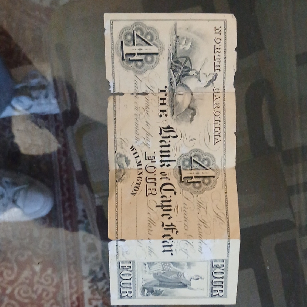 Vintage Bank of Cape Fear Note